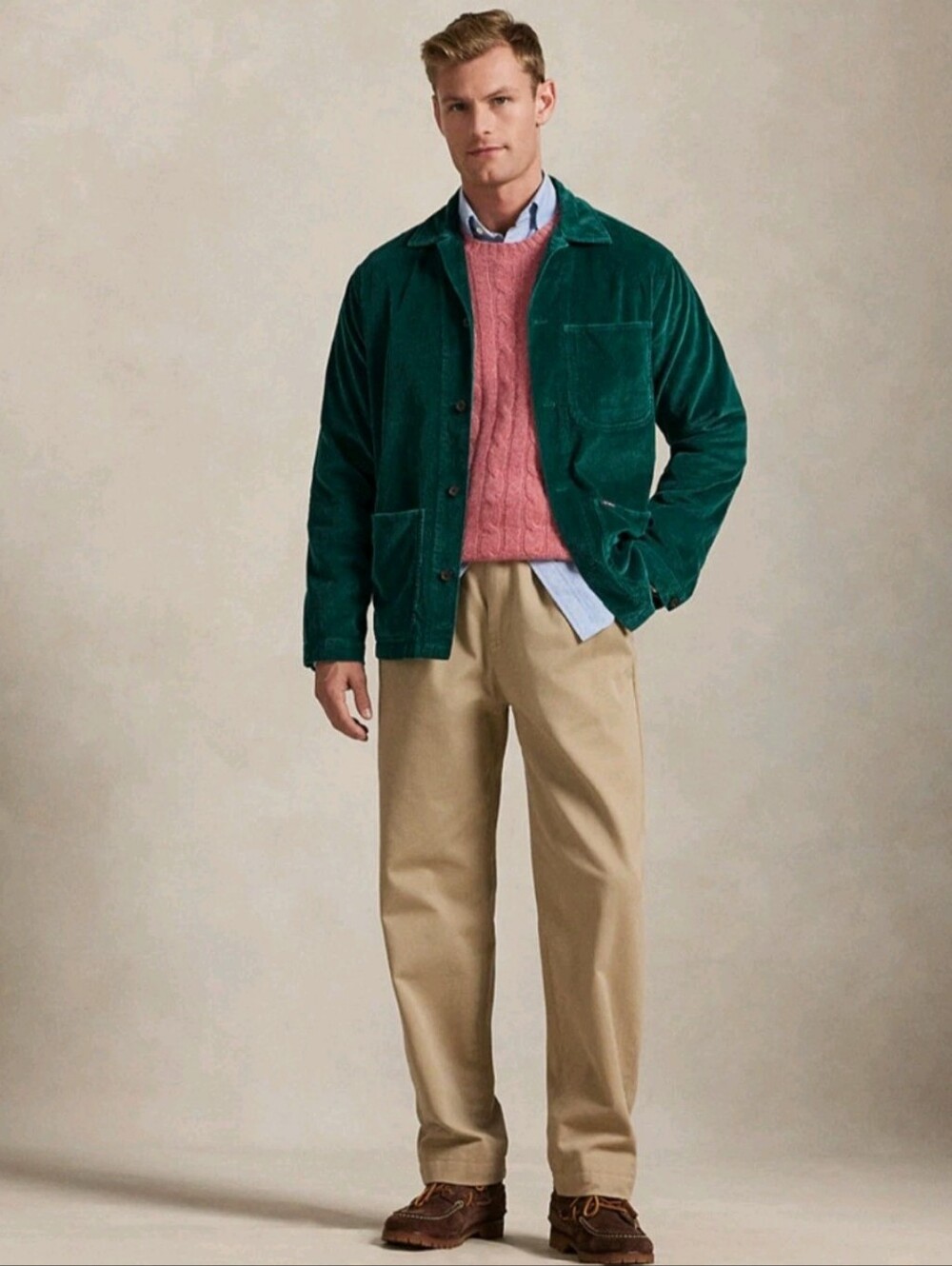 Polo Ralph Lauren Corduroy Utility Overshirt L